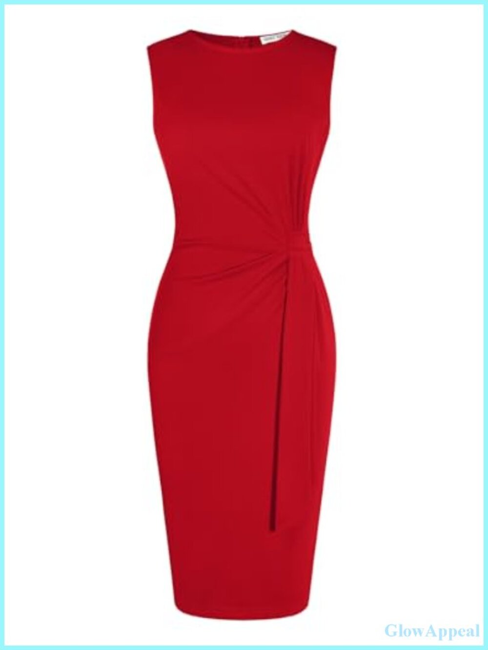 Sleeveless Bodycon Midi Sheath Work Business Dress